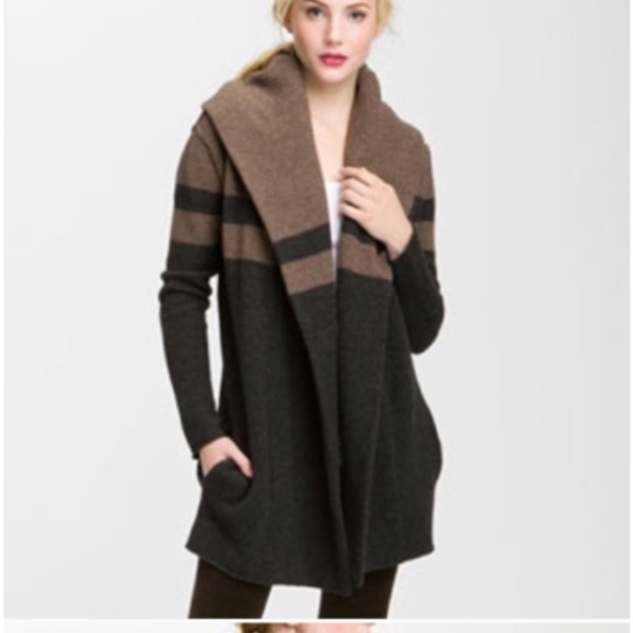Vince Sweaters - VINCE Hooded Wool/Alpaca/Cashmere Blend
